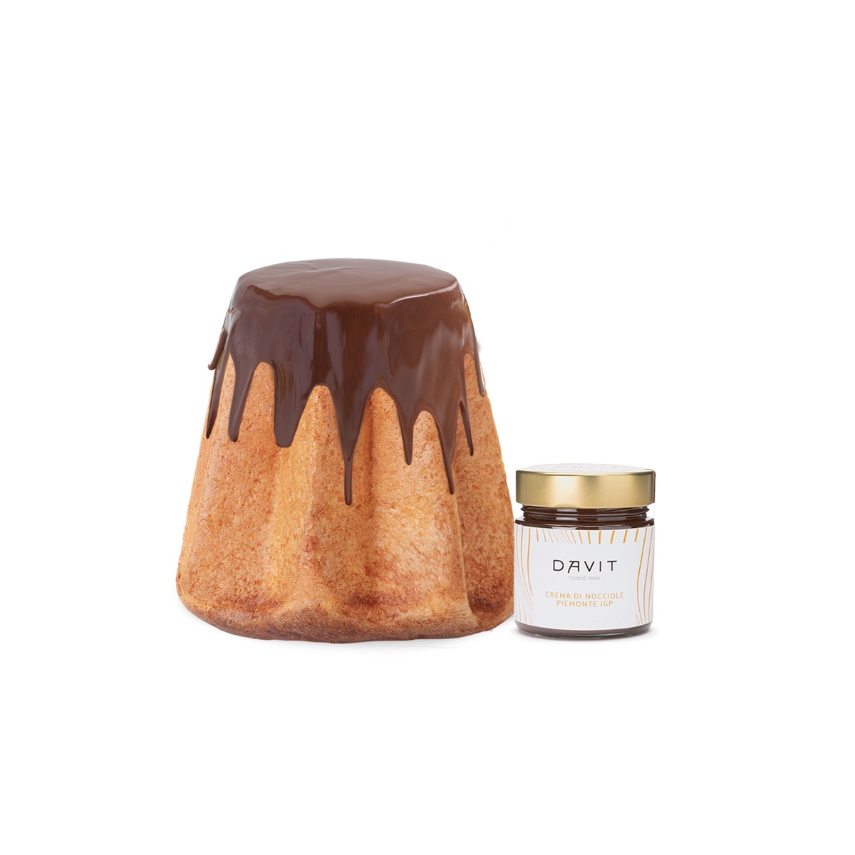 Pandoro con Crema alle Nocciole - 750g